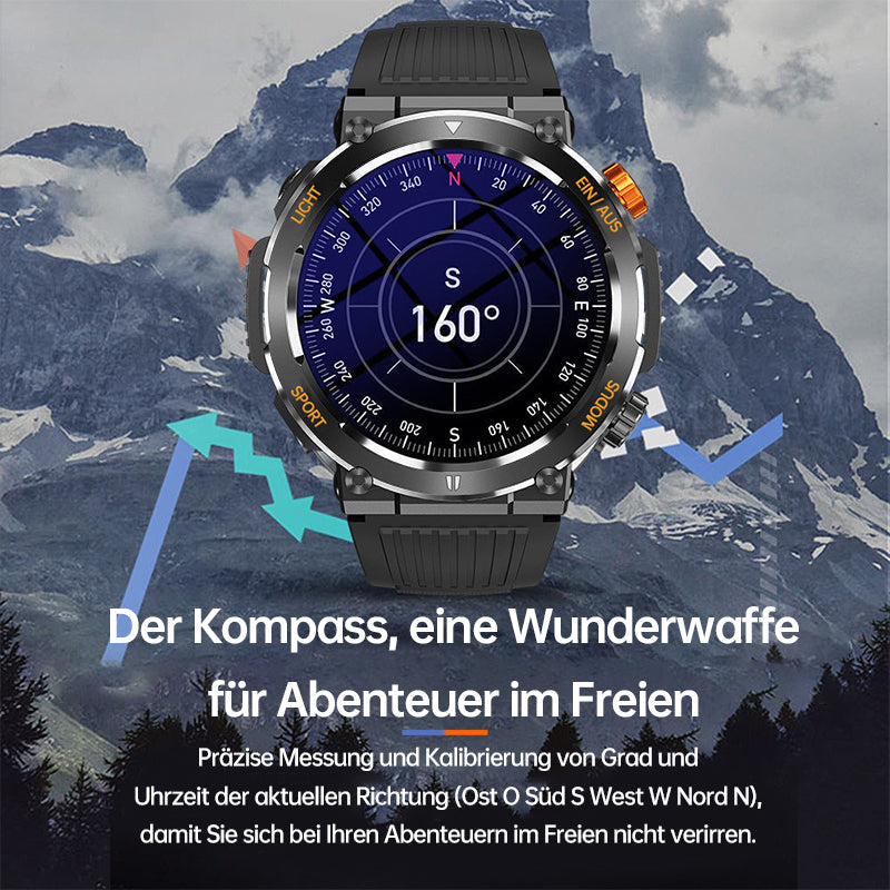 🔥Heute 39% OFF🔥⌚2024 NEW-Sports Outdoor Wasserdichte Smartwatch