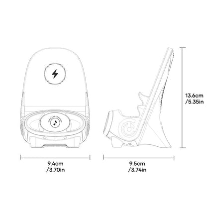 Mini-Stuhl, kabelloses Schnellladegerät, multifunktionaler Handyhalter