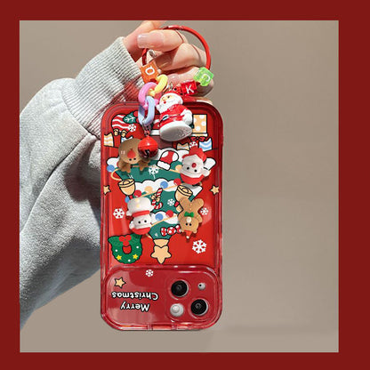 🖤Der vorgezogene Weihnachtsverkauf endet bald🔥🎄Weihnachtsbaum-Anhänger-Flip-Spiegel-Schutzhülle für iPhone🎅