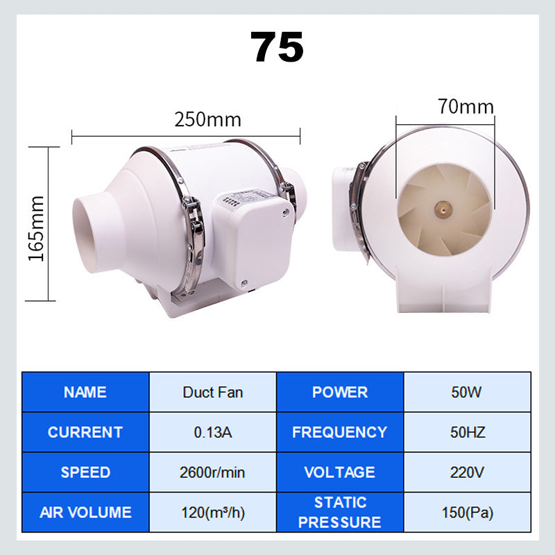 Pressurized Duct Fan✈️Free Versand auf alle Modelle📦