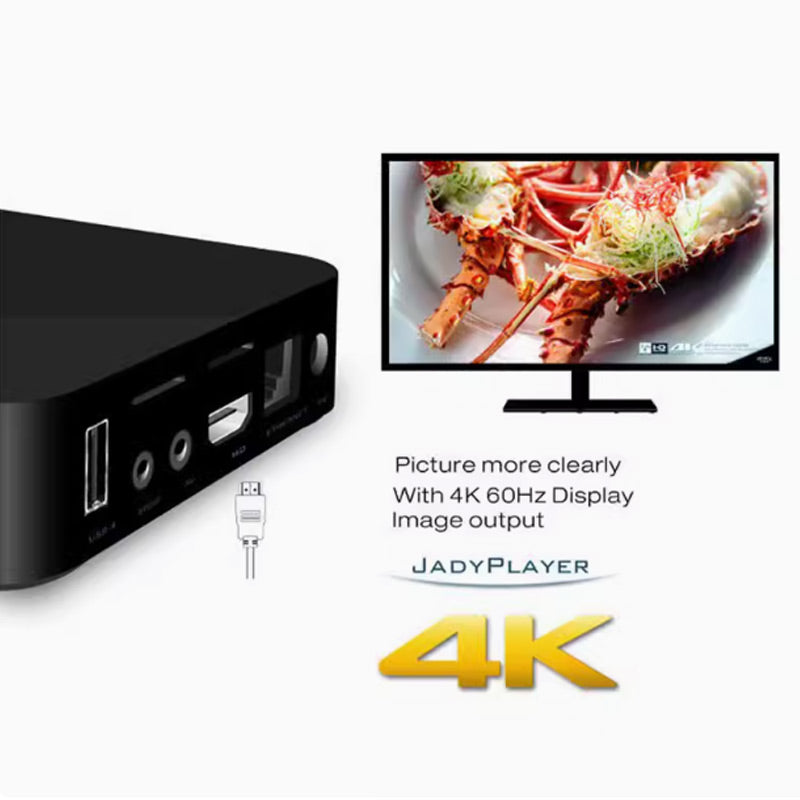 Multifunktionale 4K HD Internet-TV-Set-Top-Box