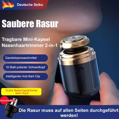 🔥Heißer Ausverkauf 🎁Tragbarer Mini-Elektrorasierer für eine saubere Rasur💥