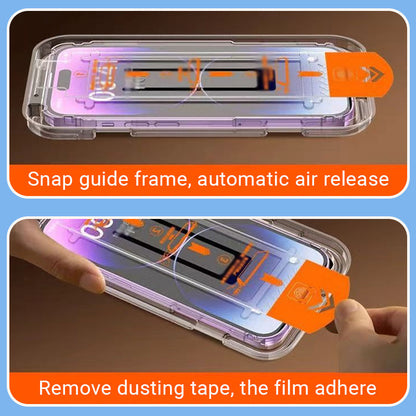 Displayschutz aus gehärtetem Glas mit staubdichtem Auto-Alignment-Kit