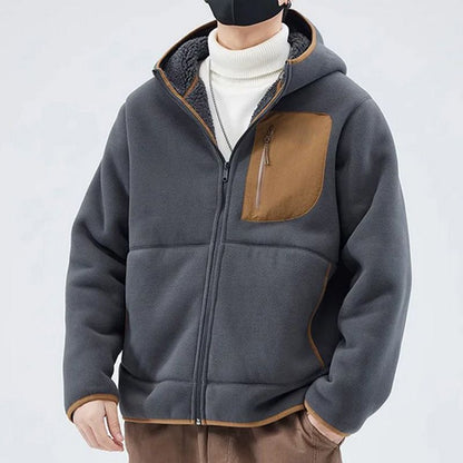 🎁Hooded Cardigan im verdickten künstlichen Kaschmir für Männer - Tolles Geschenk