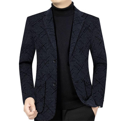 🎊 Weihnachten Super Rabatt 🎊 Klassisch-Fit Single Breasted Casual Blazer für Herren